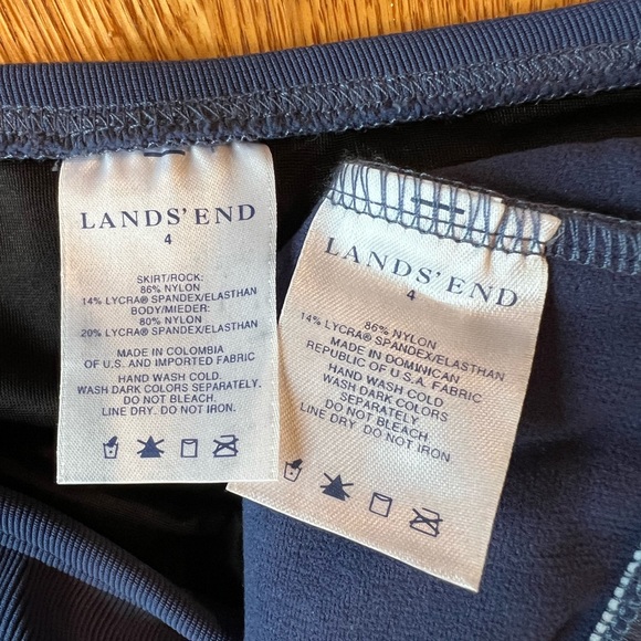 Lands’ End Size 4 Women’s Two Piece Swim Set - Picture 6 of 6